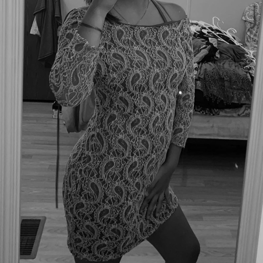 TAN DRESS